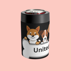 Dog Lovers Can Holder – 'United By Bones' Cute Puppy Drink Cooler