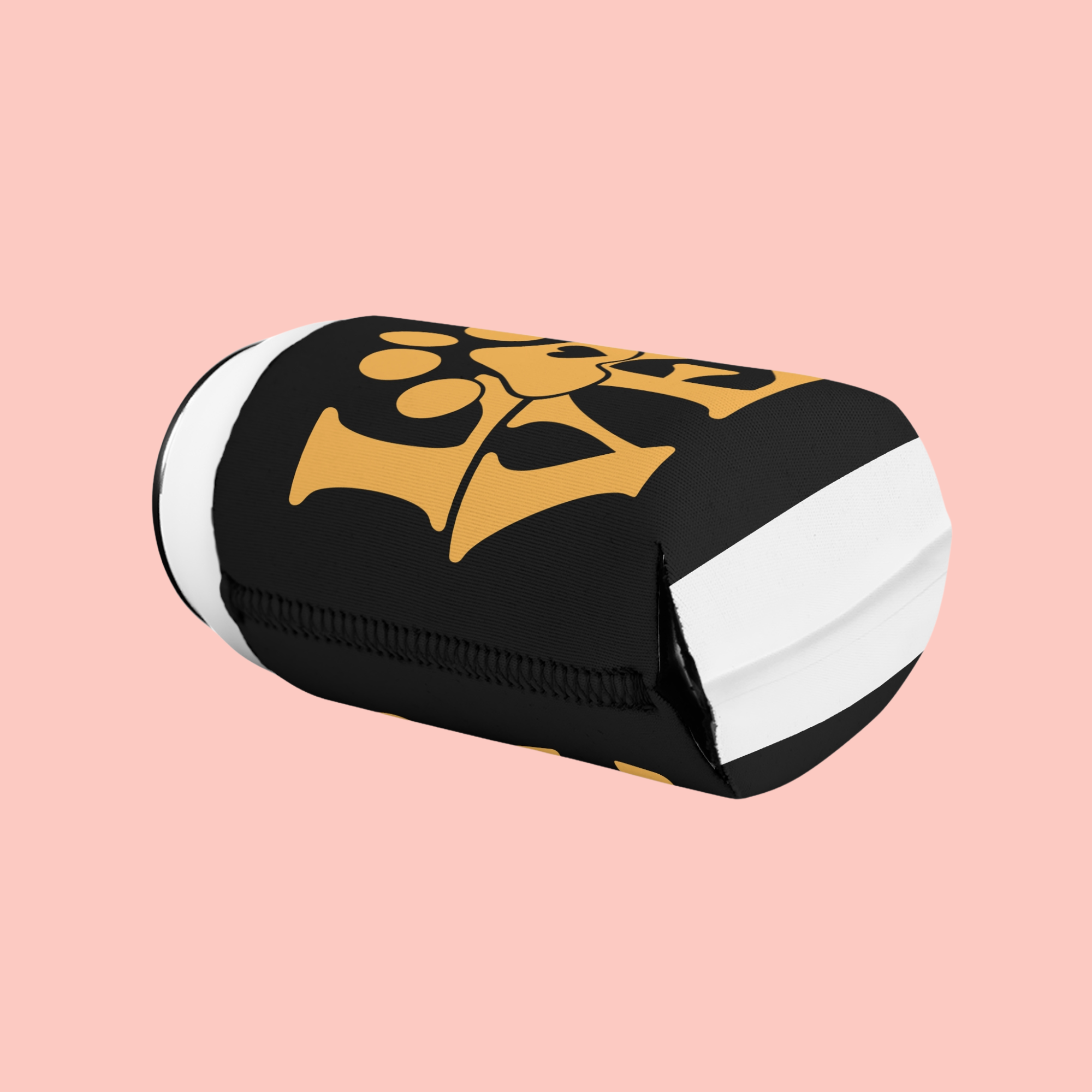Can Cooler — Pink Paw 'LOVE' Dog Mom Beverage Koozie