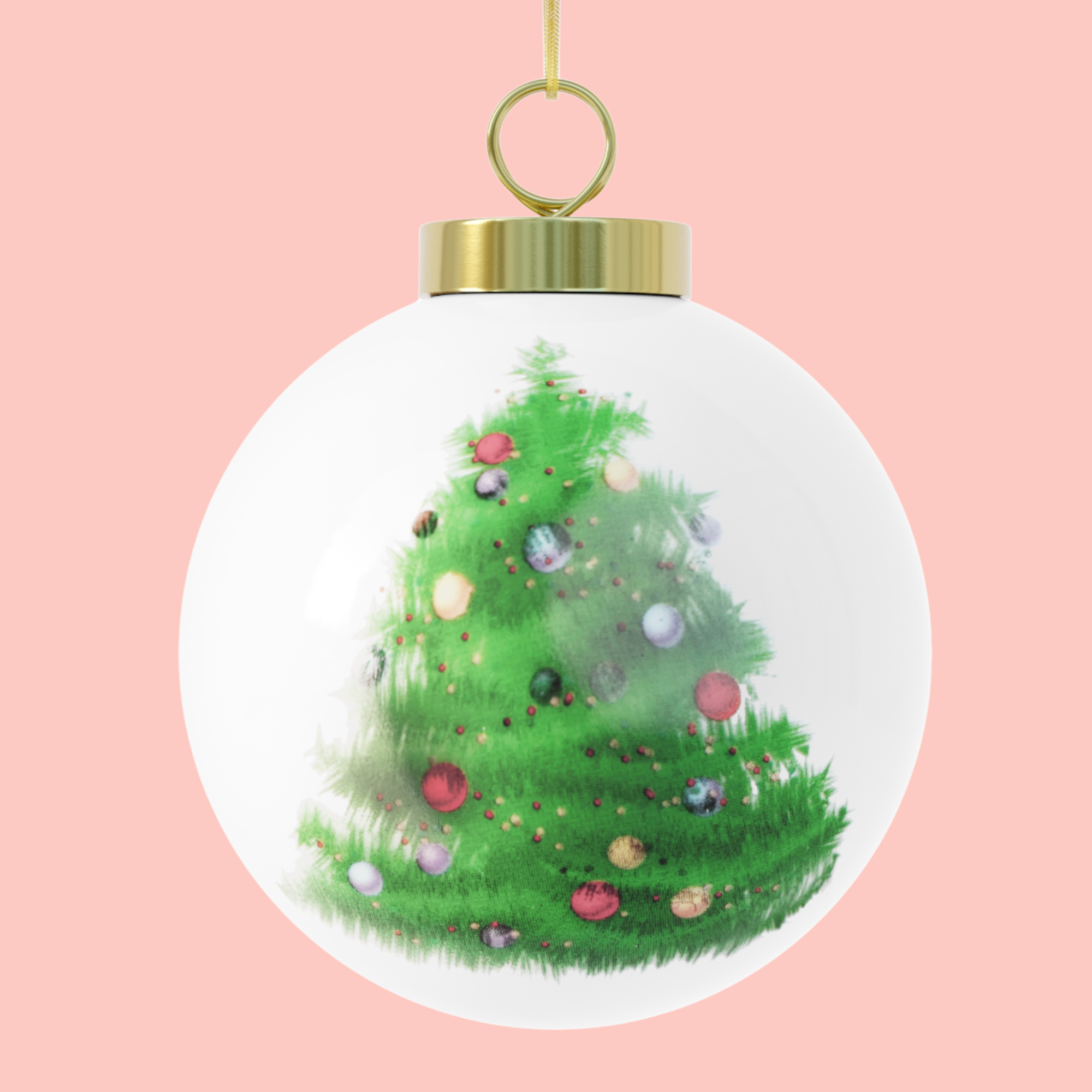 Merry Woofmas Dog Paw Christmas Ornament