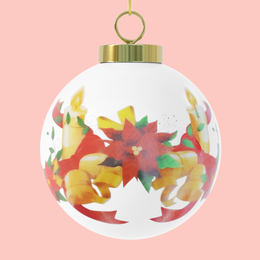 Merry Woofmas Dog Paw Christmas Ornament