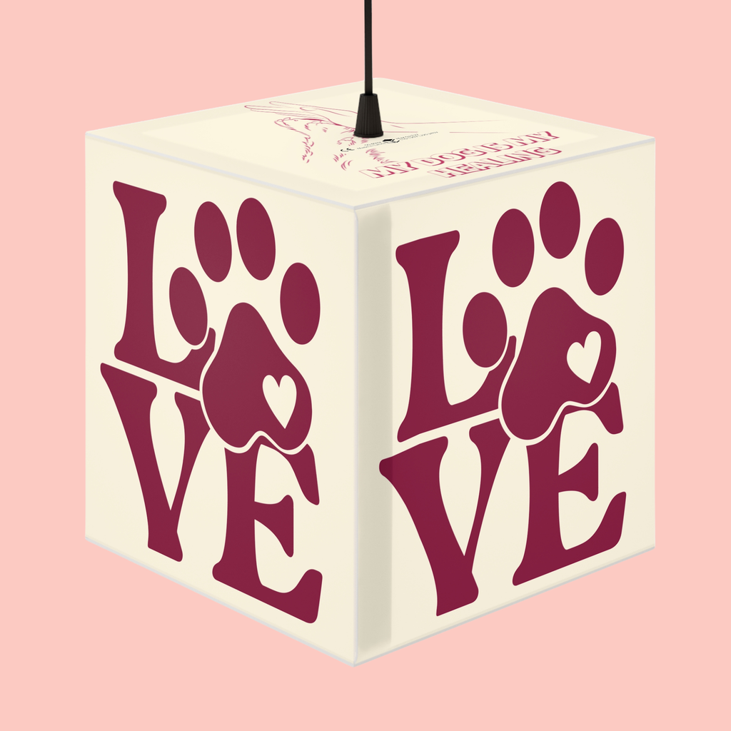 Love Paw Light Cube Lamp — Pet Lover Night Light
