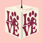 Love Paw Light Cube Lamp — Pet Lover Night Light