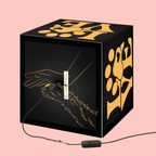 Love Paw Cube Lamp — Pet Lover Light Cube
