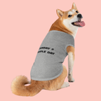 Pet Tank Top – "Sunday = Cuddle Day" Cozy Dog & Cat Tee