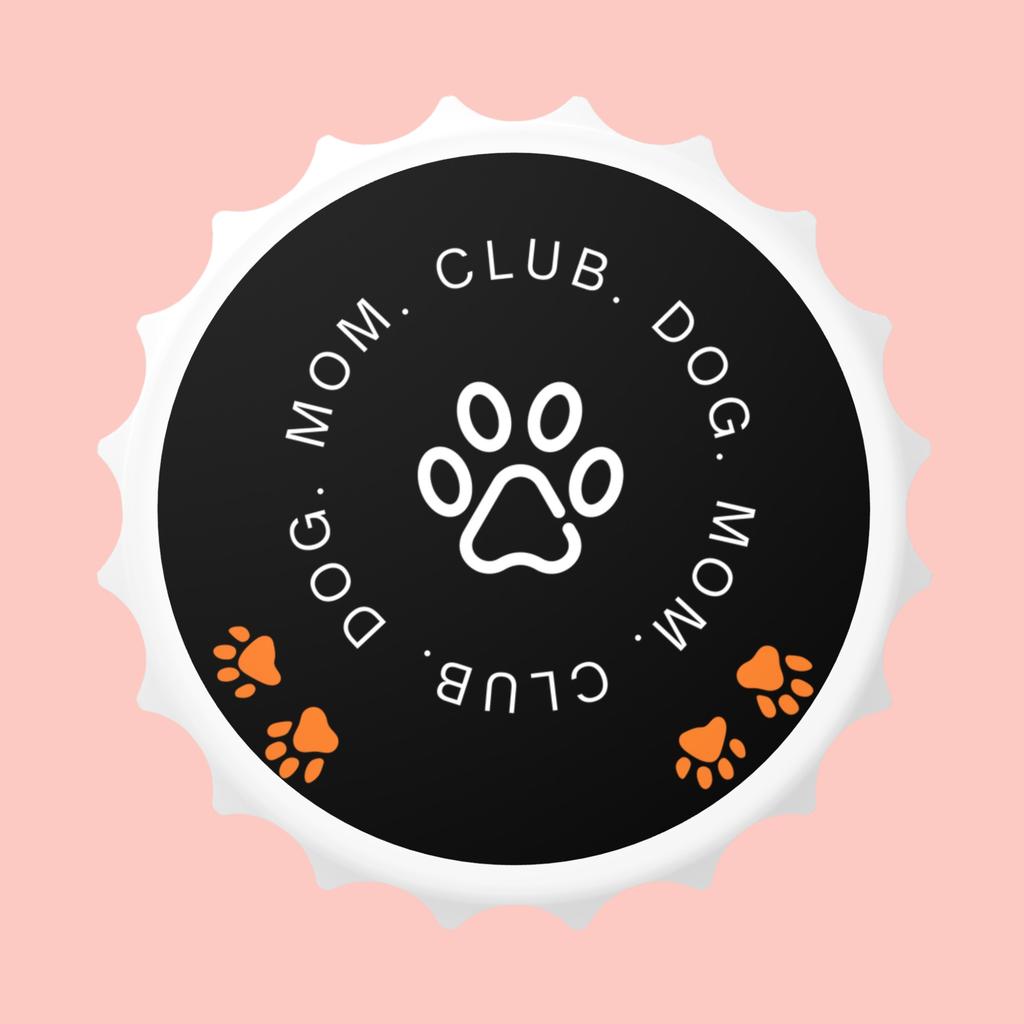 Dog Mom Club Bottle Opener — Paw Print Keychain Beer Opener