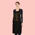 Dog Mom Apron – “Chef by Day, Dog Mom by Heart” Cotton Kitchen Apron
