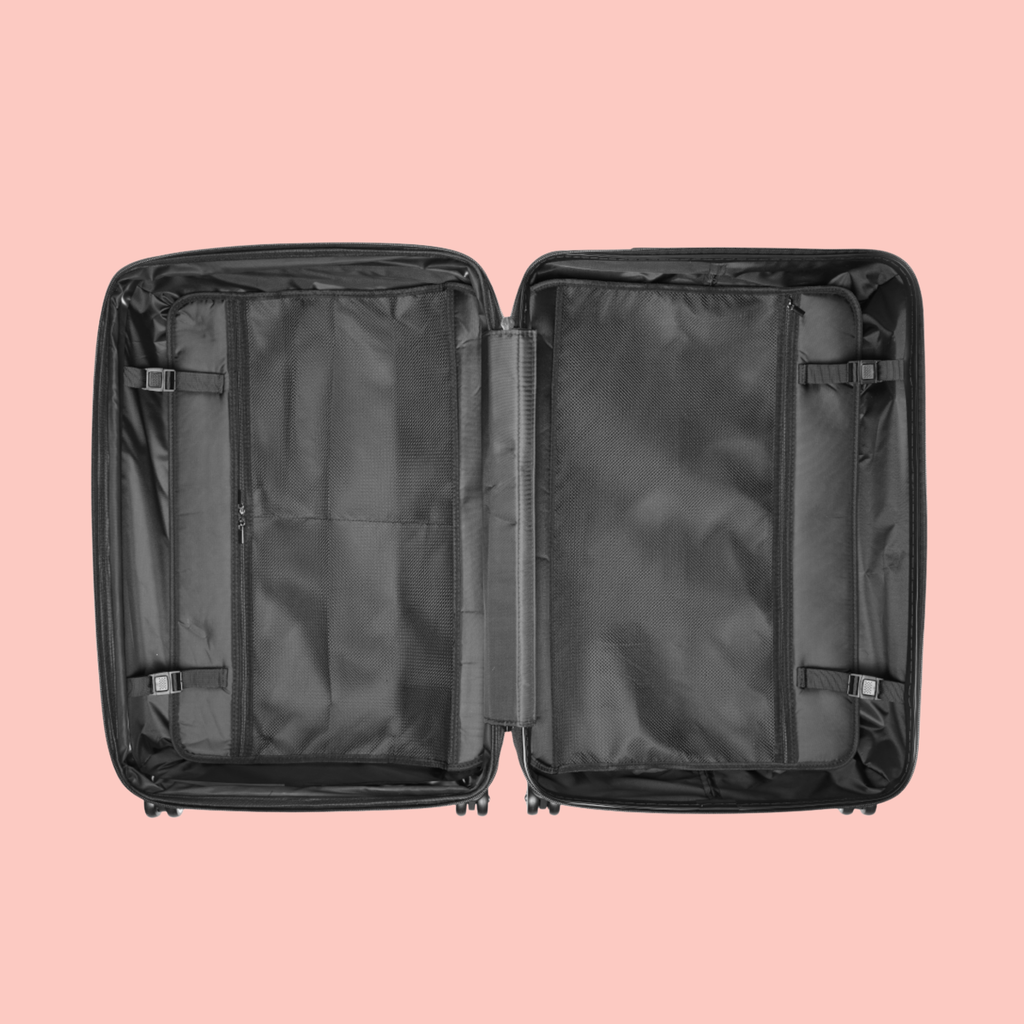 Pet Lover "LOVE" Paw Print Suitcase — Carry-On Luggage for Dog & Cat Owners