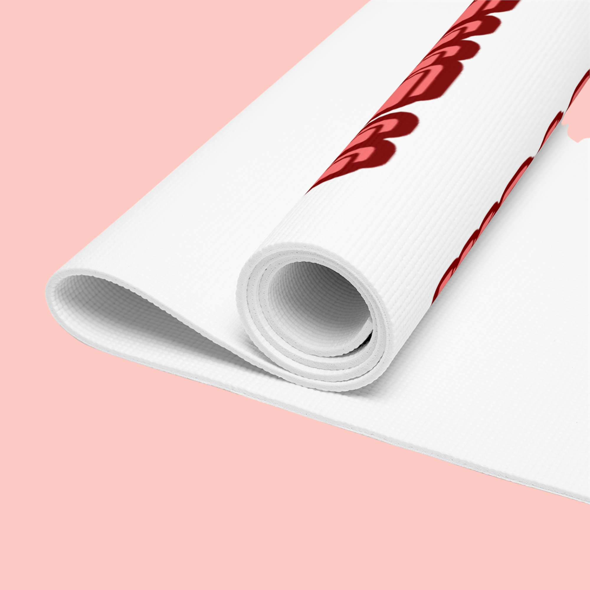 Foam Yoga Mat — "Some Carry Babies. I Carry Healing Wrapped in Fur" Cat & Pet Lover Yoga Mat