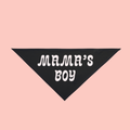 Pet Bandana — "Mama's Boy" Dog Bandana, Cute Retro Script Accessory for Dogs & Cats, Gift for New Pet Moms