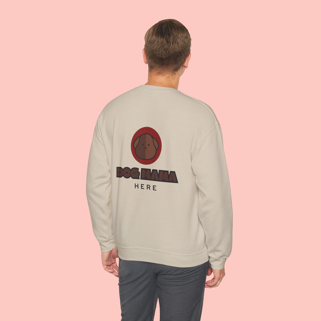 Dog Mama Sweatshirt — "Dog Mama" Graphic Crewneck