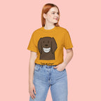 Dog Mother Wine Lover T-Shirt — Cute Cartoon Dog Graphic Tee