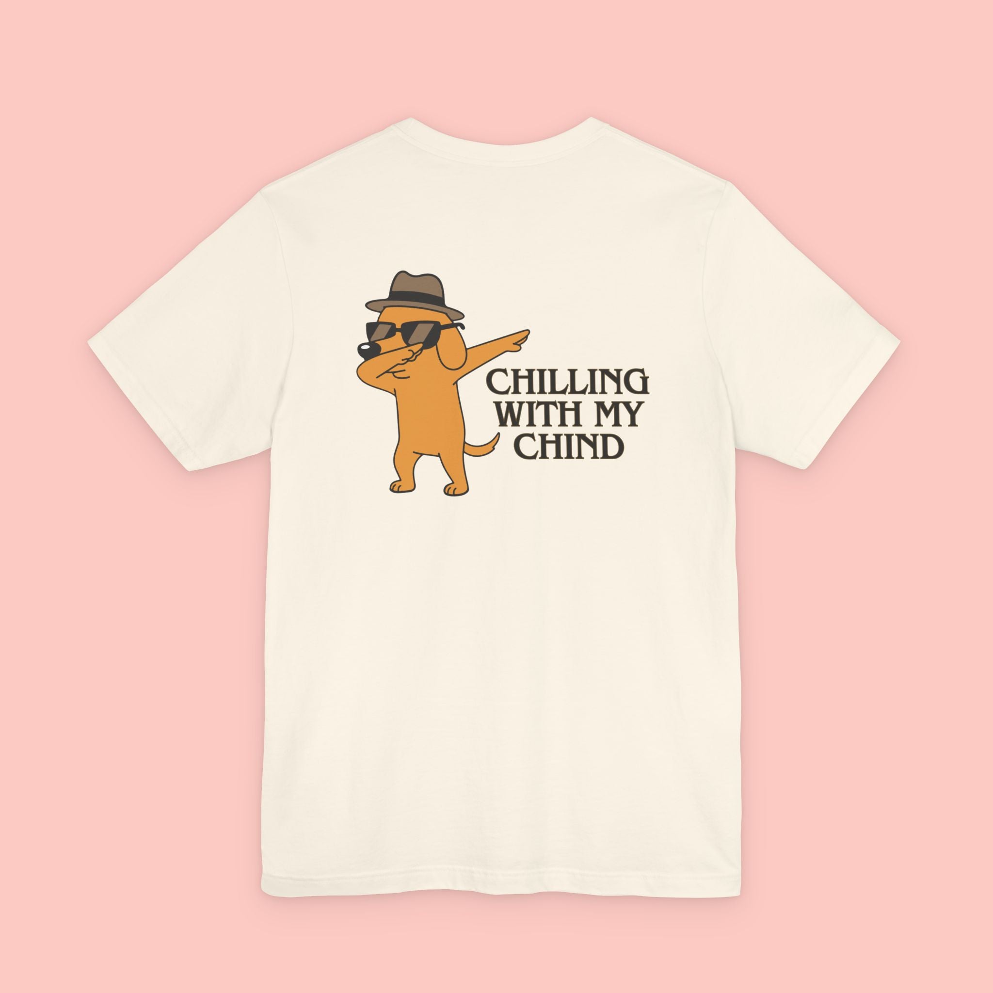 Chilling With My Chind Tee — Funny Dab Cat Graphic T-Shirt