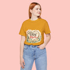 Dog Mom T-Shirt – Floral Heart Paw Design