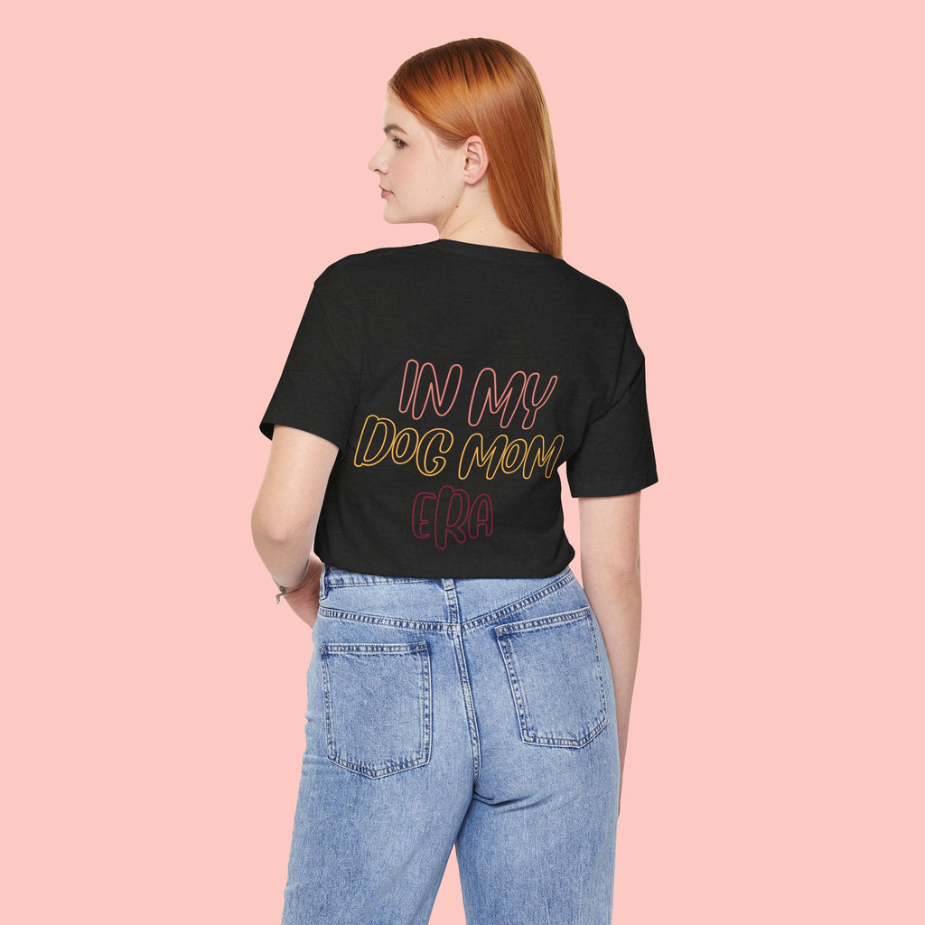 Dog Mom Tee — "In My Dog Mom Era" Cute Pastel Graphic T-Shirt