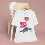 Kiss Your Dog T-Shirt — Cute Corgi with Heart Balloon Pet Lover Tee