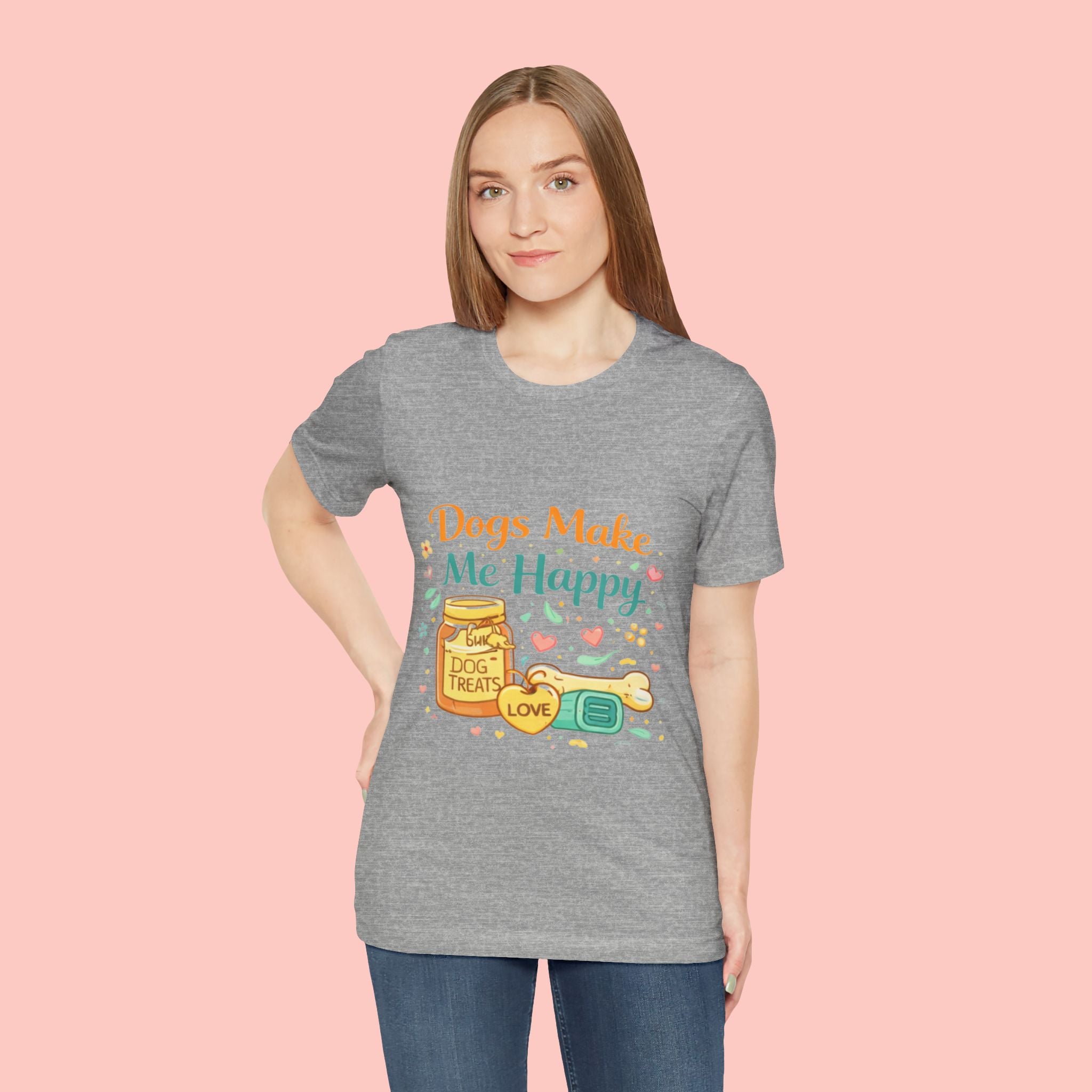 Dogs Make Me Happy T-Shirt
