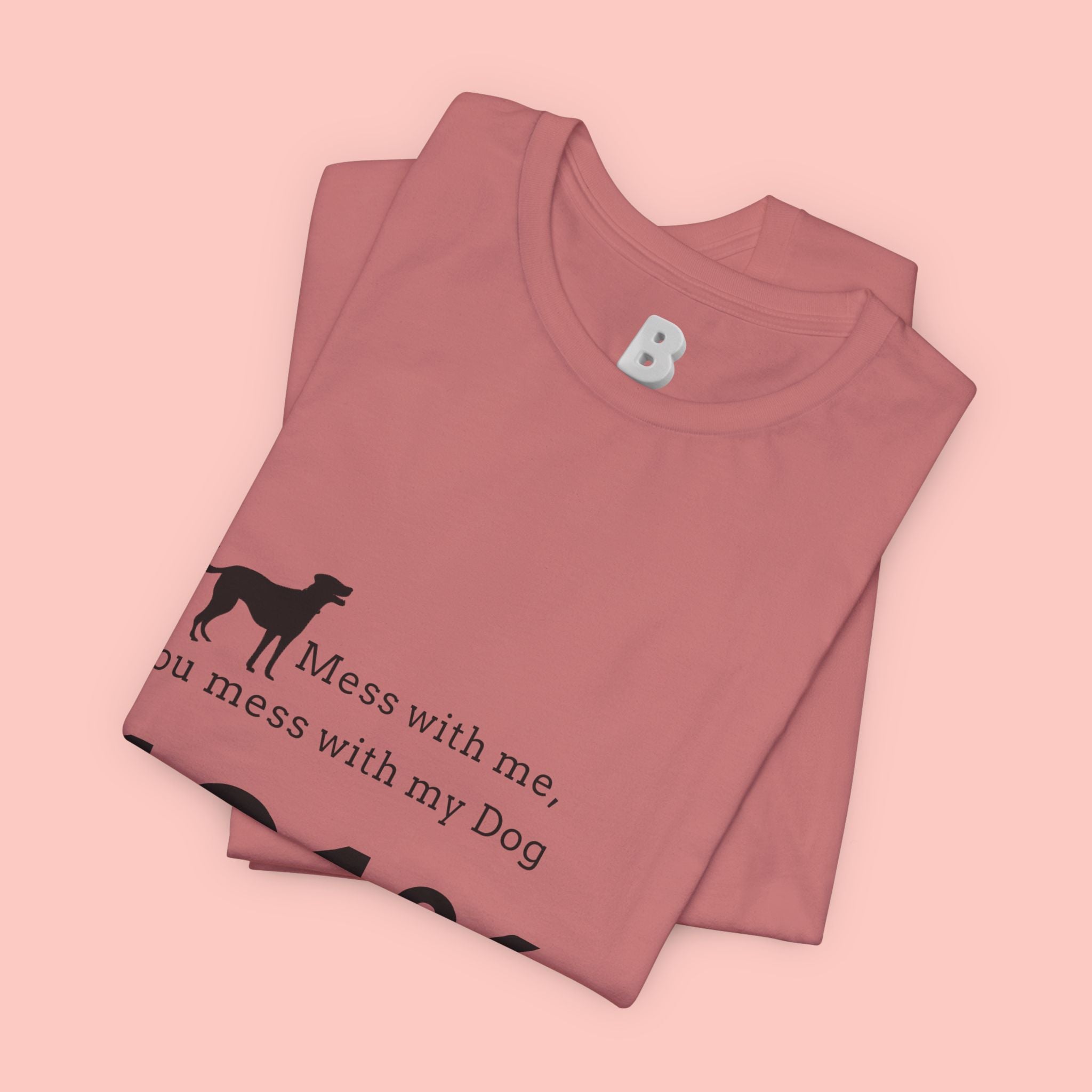 Dog Lover T‑Shirt — "Mess with me, you mess with my Dog 101% sure"