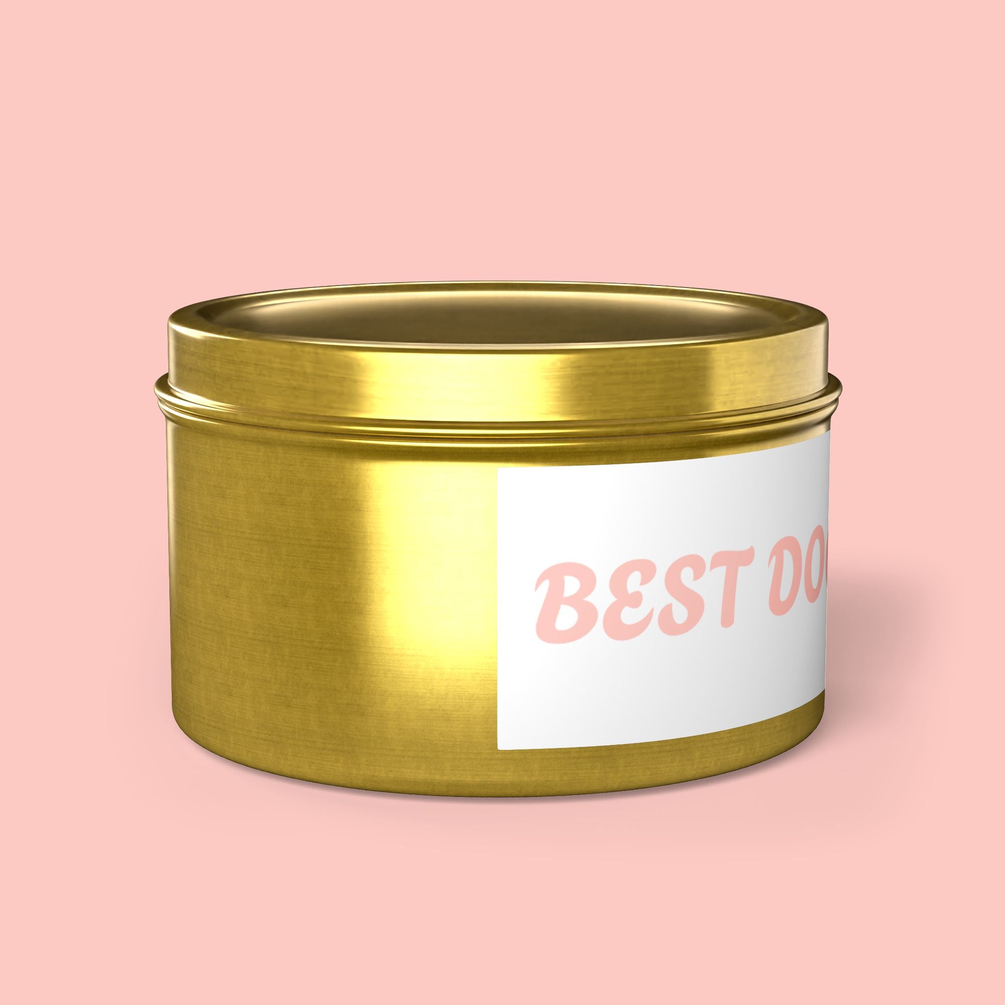 Tin Candle — "Best Dog Mom Ever" Scented Tin Candle | Gift for Dog Lovers