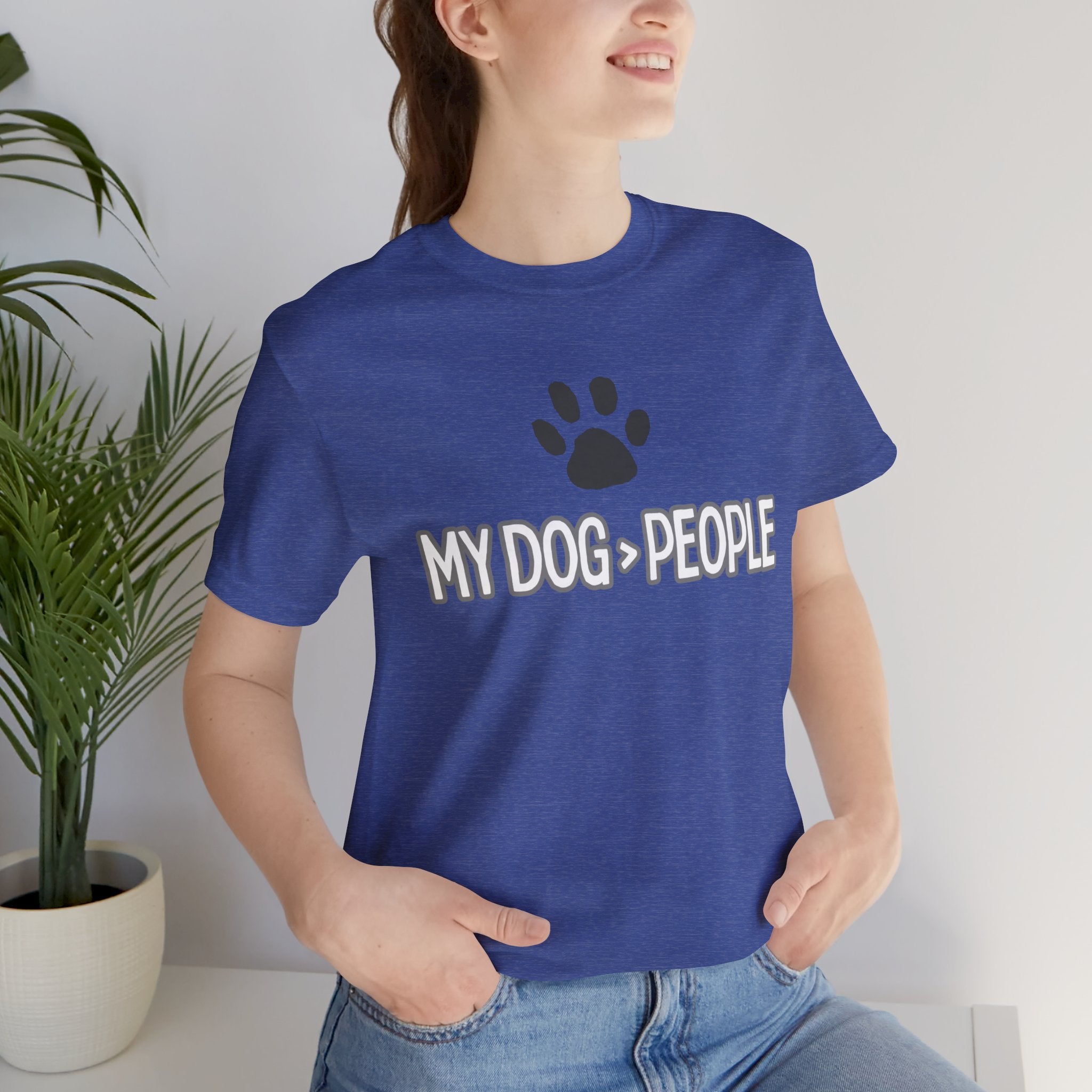 My Dog People T-Shirt — Dog Paw Graphic Tee for Dog Lovers