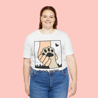Dog Mom T-Shirt — "Love Your Dog Like a Mom" Paw Print Graphic