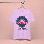 Dog Mama T-Shirt — Cute Paw & Heart Graphic Tee for Dog Lovers