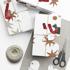 Holiday Candy Cane Gift Wrap Paper