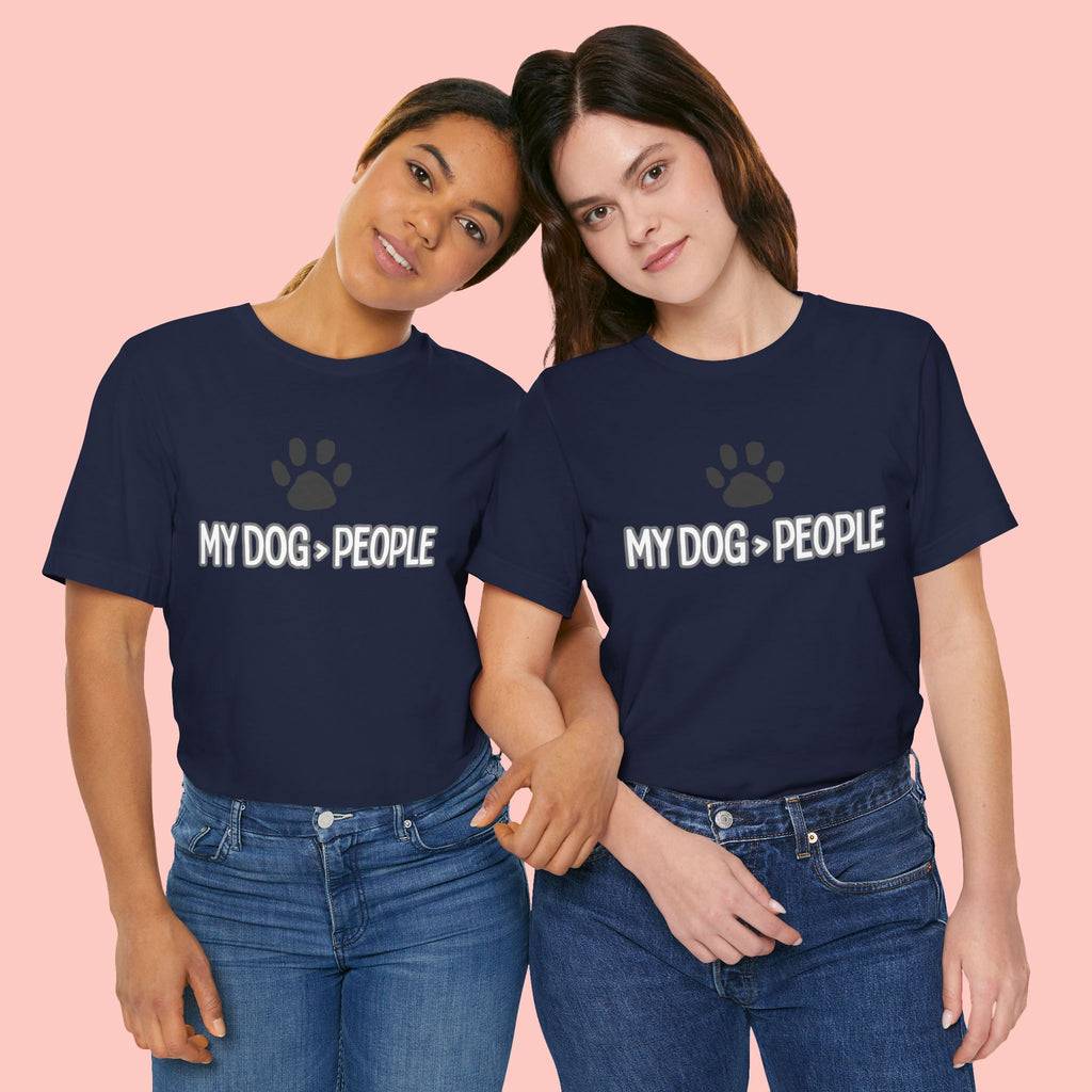 My Dog People T-Shirt — Dog Paw Graphic Tee for Dog Lovers