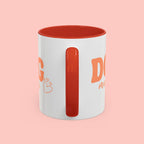 Dog Mama Coffee Mug — Cute Heart Accent Ceramic Mug (11/15 oz)