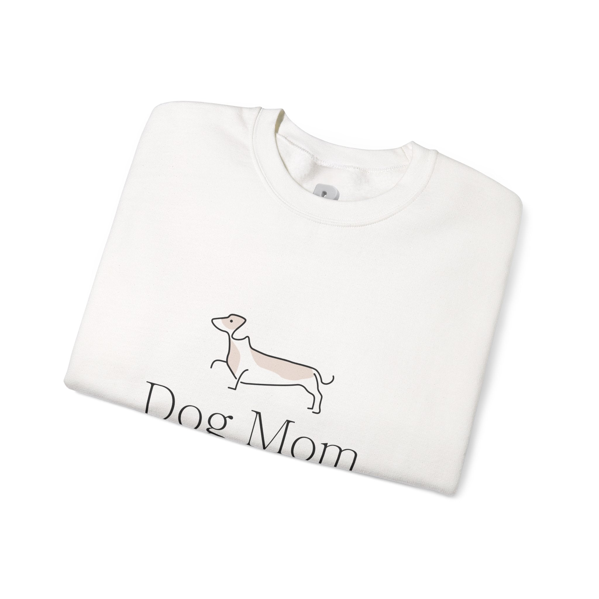 Dog Mom Crewneck Sweatshirt – "Dog Mom is a Lifestyle, Not Hobby" Cozy Pullover