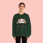 Dog Mom Sweatshirt - "I'm Counting On My Dog" Cute Cavalier King Charles Crewneck