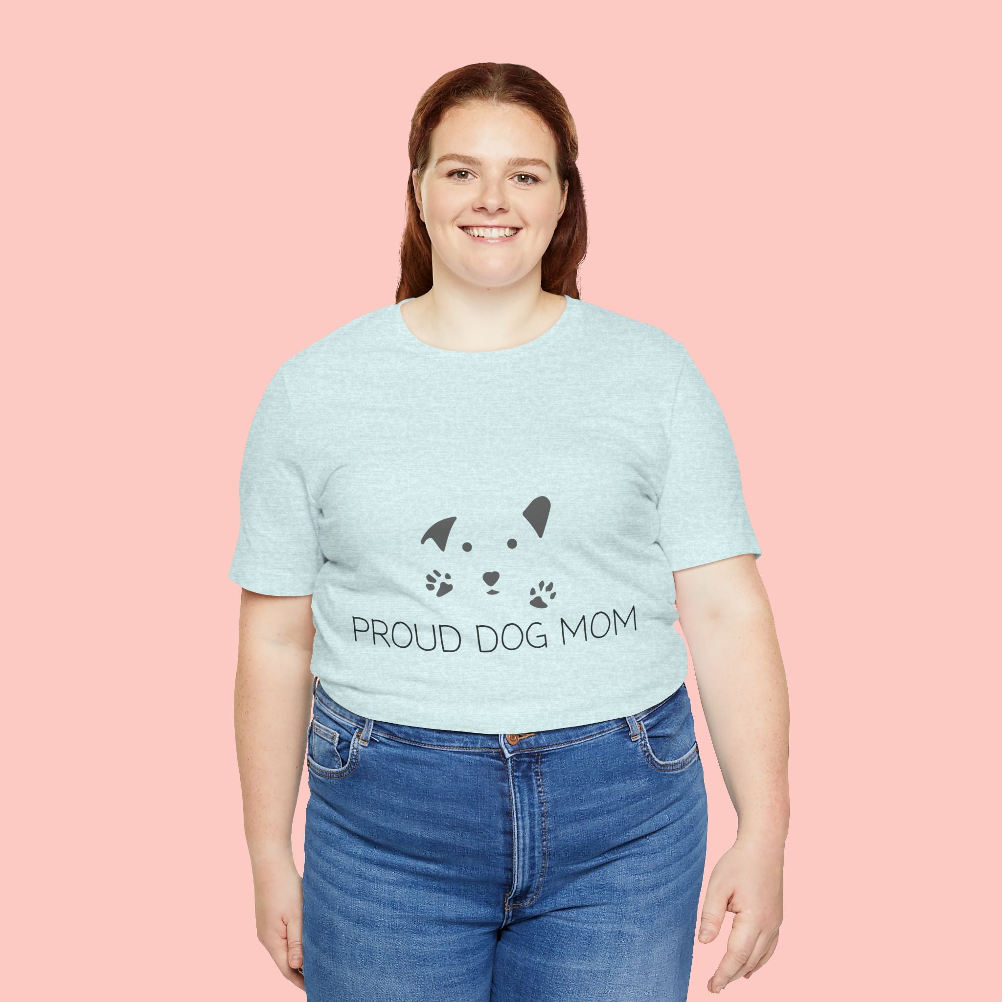 Proud Dog Mom T-Shirt — Cute Paw Print Dog Mom Tee