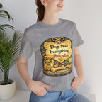 Dog Lover T‑Shirt – "Dogs Make Everything Paw‑sible" Vintage Pet Rescue Tee