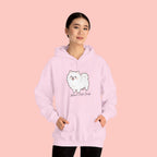 Pomeranian 'Mom's Little Child' Hoodie – Cute White Dog Graphic Pullover
