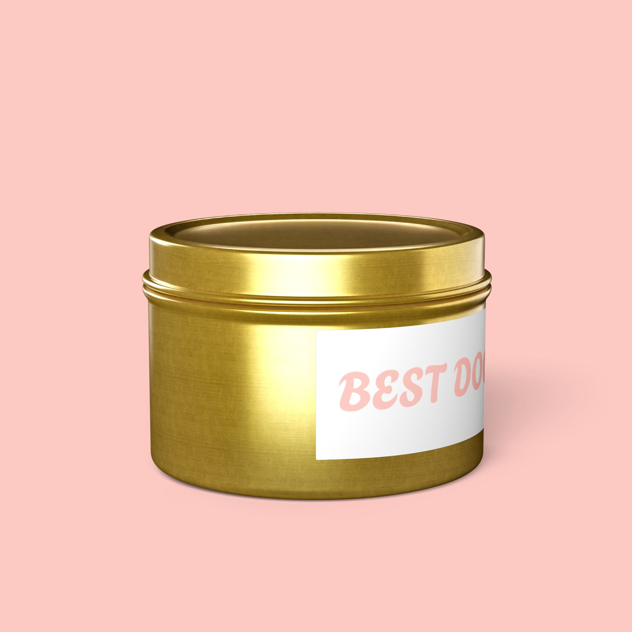 Tin Candle — "Best Dog Mom Ever" Scented Tin Candle | Gift for Dog Lovers