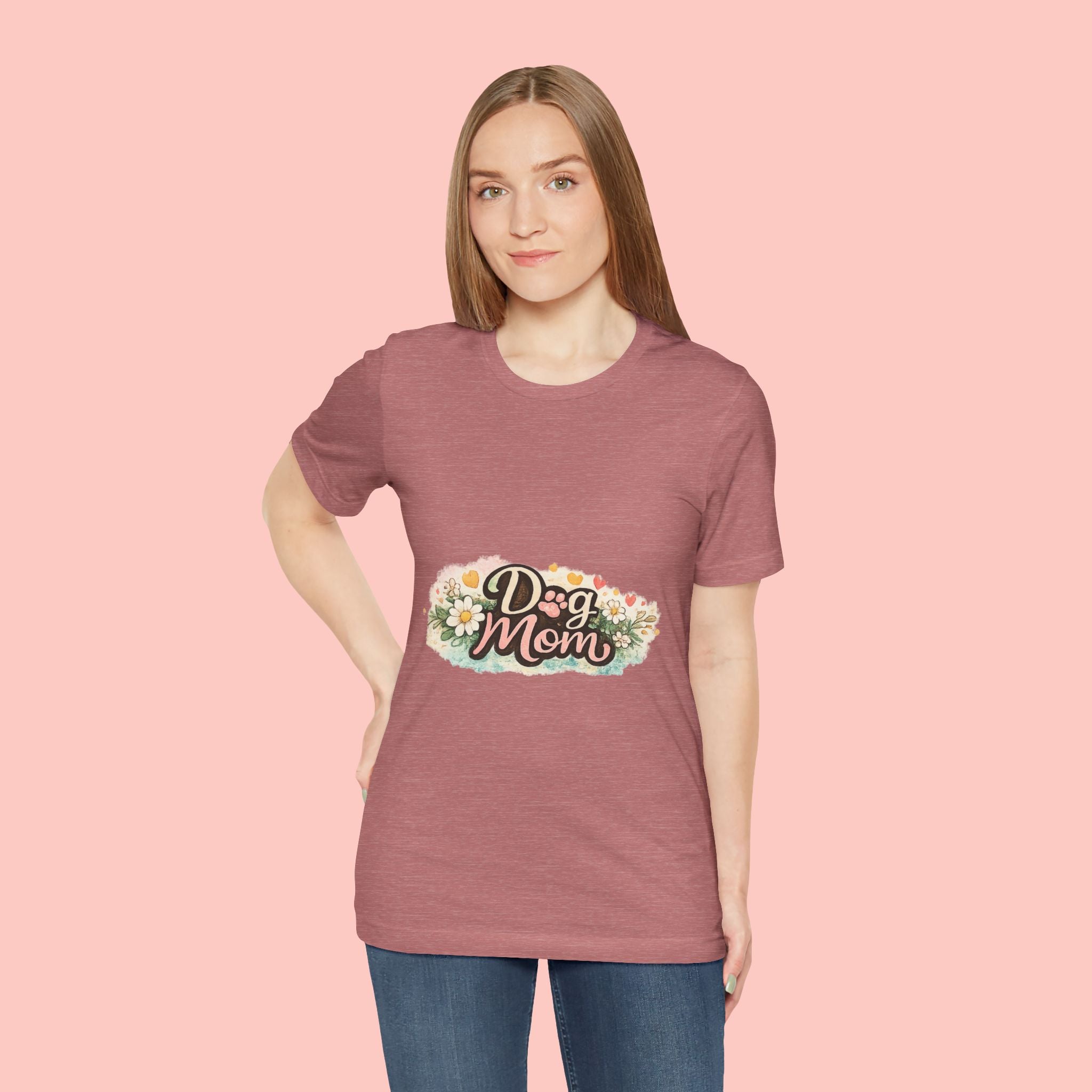 Dog Mom Floral Tee
