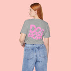 Dog Mom T-Shirt — Retro Pink Graphic Tee for Pet Lovers