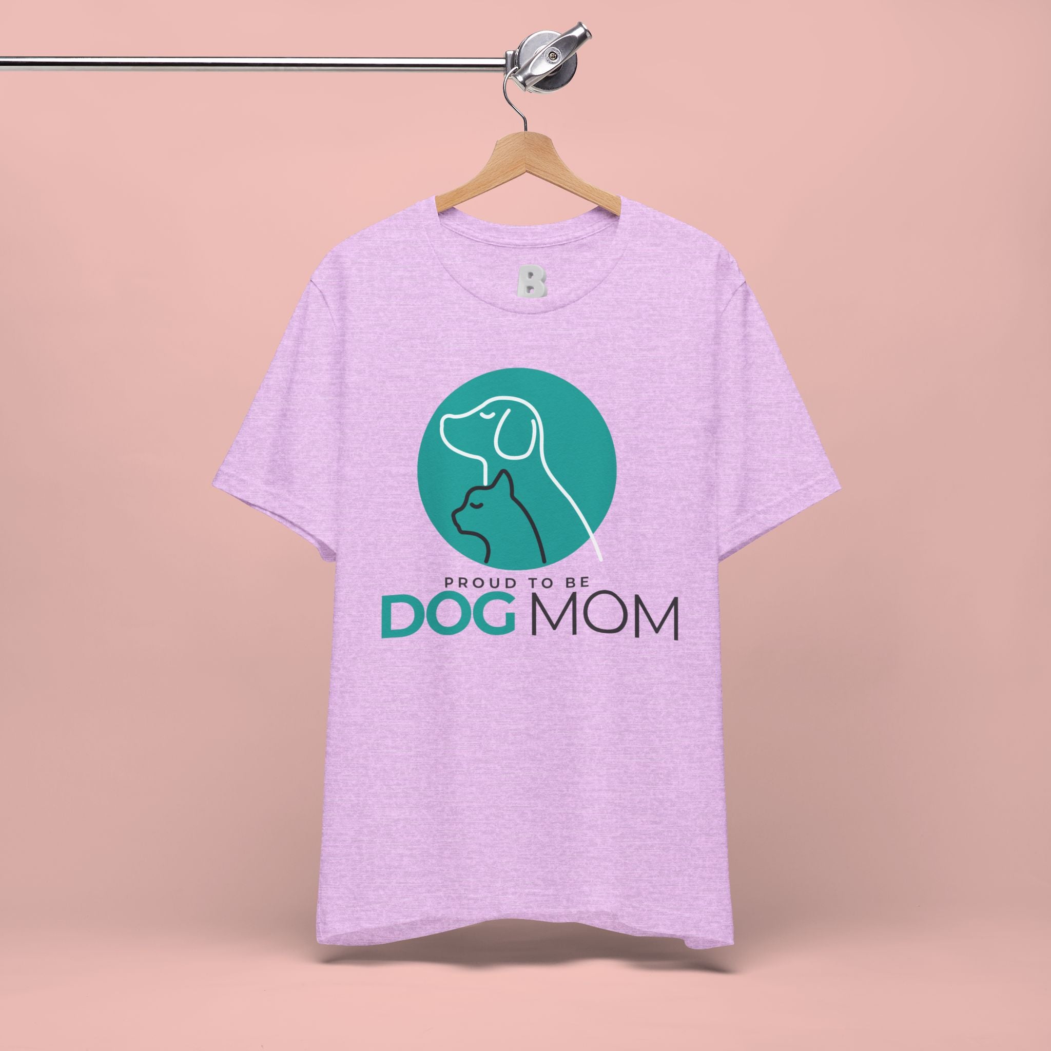 Dog Mom T-Shirt – "Proud to Be Dog Mom" Graphic Tee