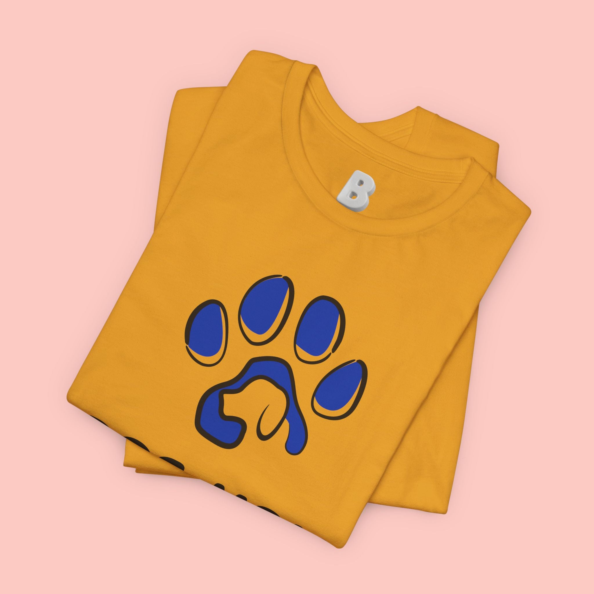 Dog Mom T-Shirt – Blue Paw Graphic "Dog Mom: It's Not a Hobby, It's a Lifestyle"