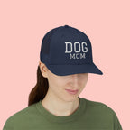 Dog Mom Trucker Cap — Rhinestone Lettering Snapback Hat