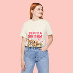 Proud Dog Mom T-Shirt — Cute Corgi & Golden Retriever Floral Tee for Pet Lovers