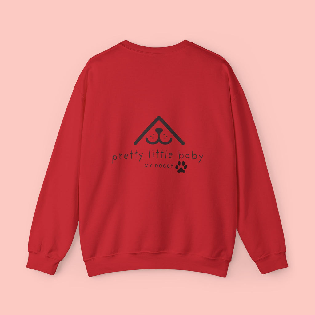 Pretty Little Baby Crewneck Sweatshirt – ‘My Doggy’ Paw Print Design