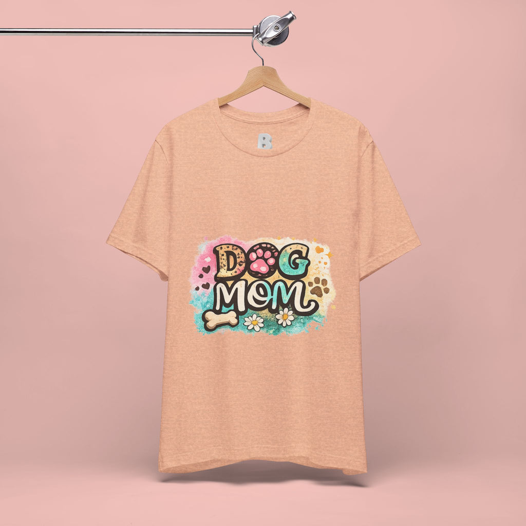 Dog Mom T-Shirt – Cute Paw Print Graphic Tee for Pet Lovers