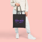 Dog Mom Tote Bag — "Doing Dog Mom Shit" Canvas Grocery & Everyday Tote
