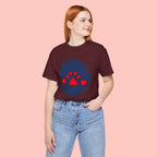 Dog Mama T-Shirt — Cute Paw & Heart Graphic Tee for Dog Lovers