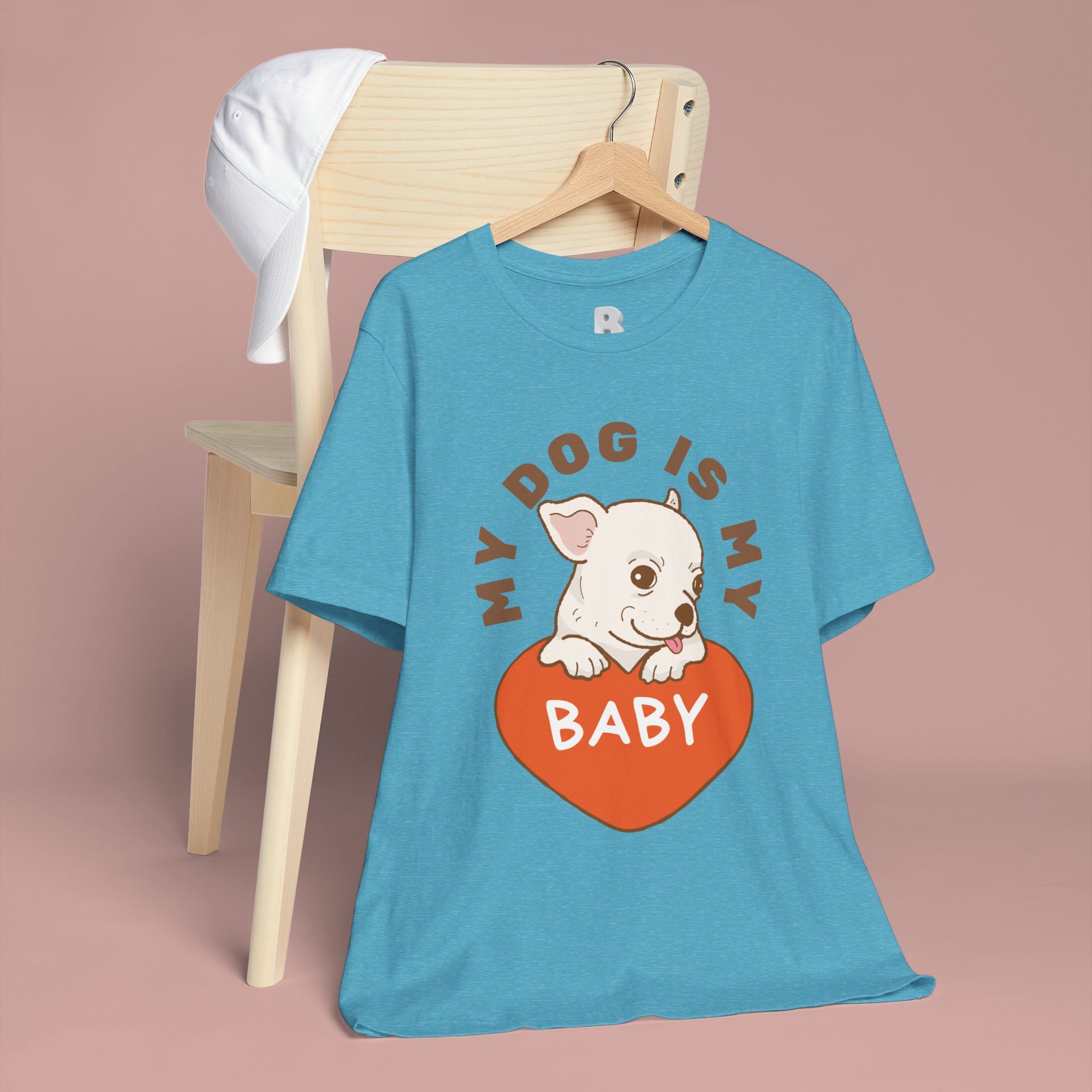 My Dog Is My Baby T-Shirt — Cute Puppy Heart Tee for Dog Lovers