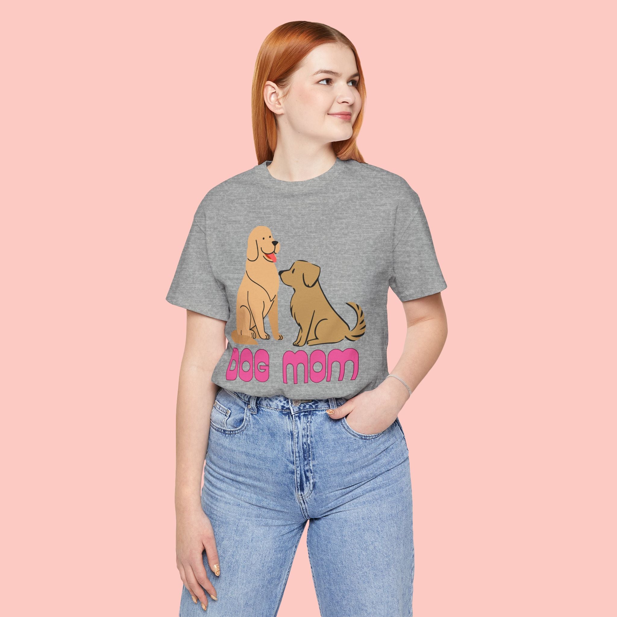 Dog Mom T‑Shirt — Cute Retro Dogs Graphic Tee for Dog Lovers