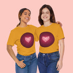 Paw Print Heart T‑Shirt — Cute Pet Lover Tee