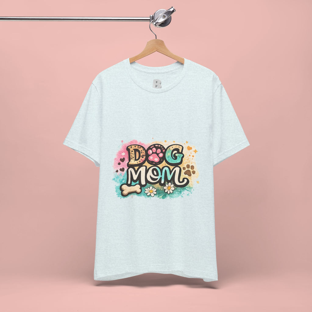Dog Mom T-Shirt – Cute Paw Print Graphic Tee for Pet Lovers