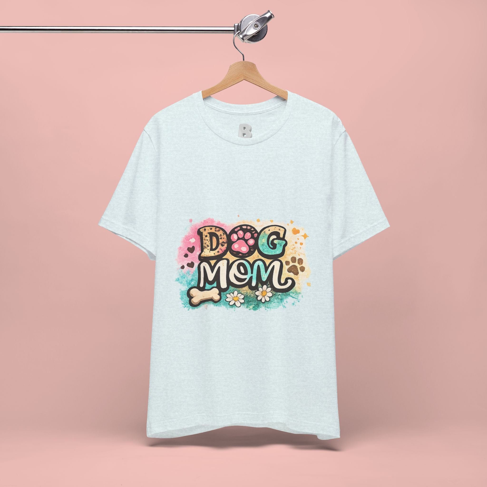 Dog Mom T-Shirt – Cute Paw Print Graphic Tee for Pet Lovers