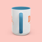 Dog Mama Coffee Mug — Cute Heart Accent Ceramic Mug (11/15 oz)